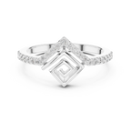 Radiant Geometry Gold Ring