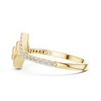 Radiant Geometry Gold Ring