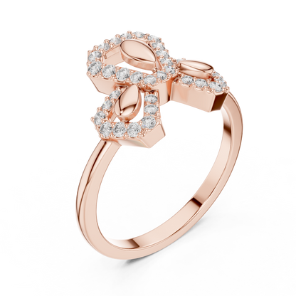 Royal Halo Bloom Ring