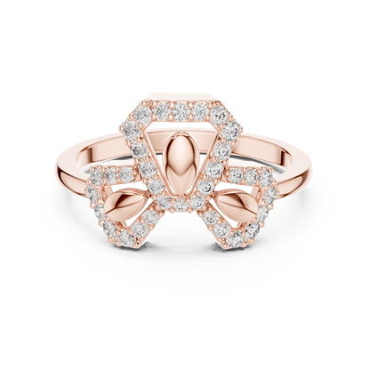 Royal Halo Bloom Ring