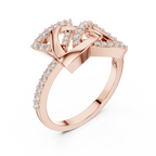 Elegant Intertwine Diamond Band
