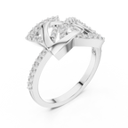 Elegant Intertwine Diamond Band