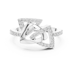 Elegant Intertwine Diamond Band