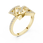 Elegant Intertwine Diamond Band