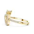 Elegant Intertwine Diamond Band