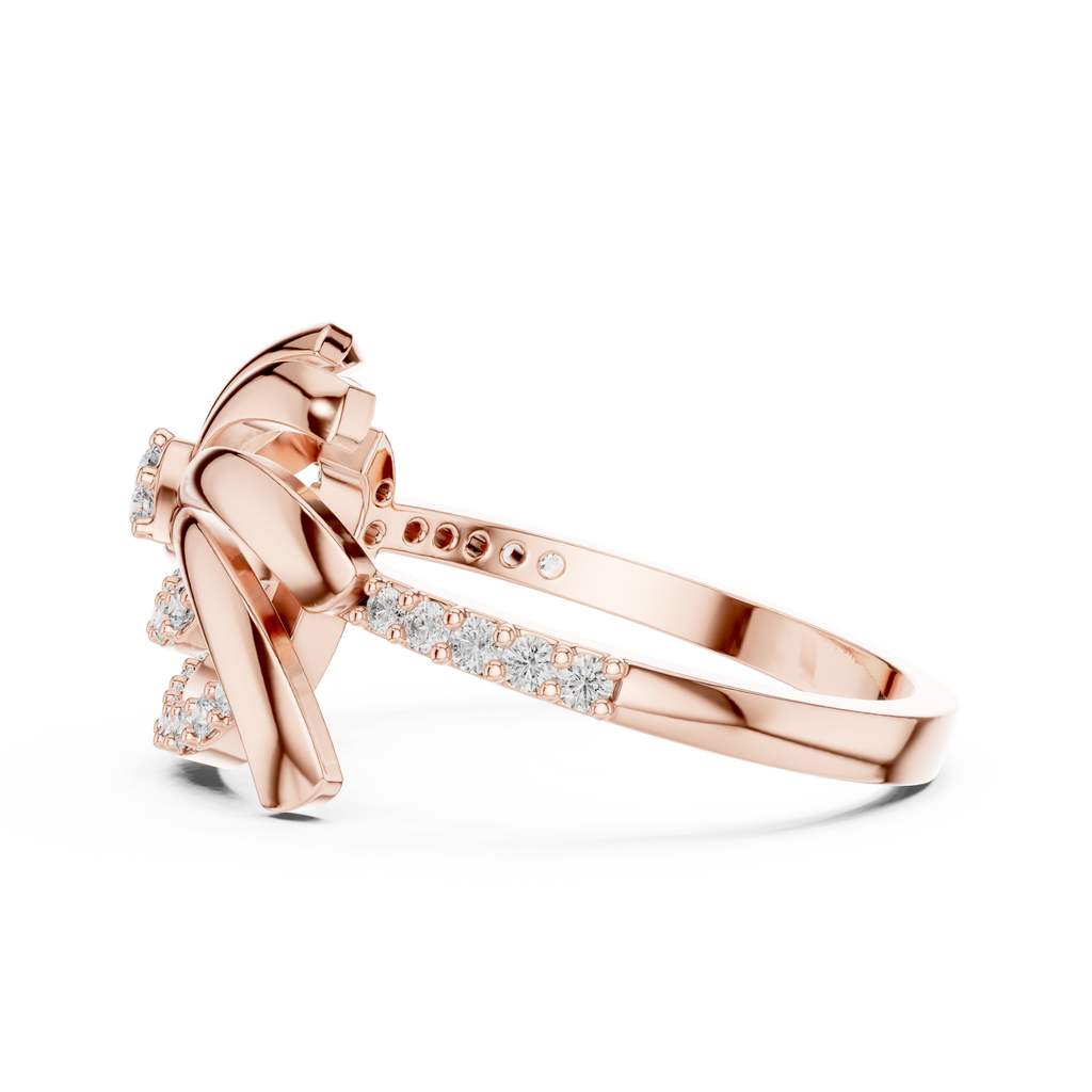 Luxe Floral Wave Ring