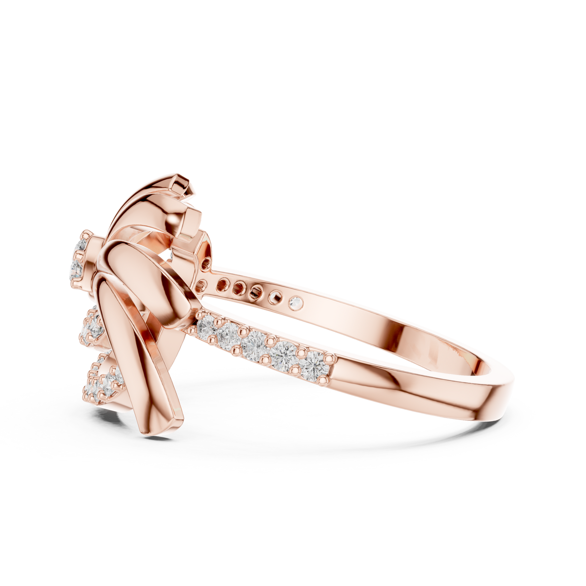 Luxe Floral Wave Ring