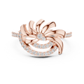 Luxe Floral Wave Ring