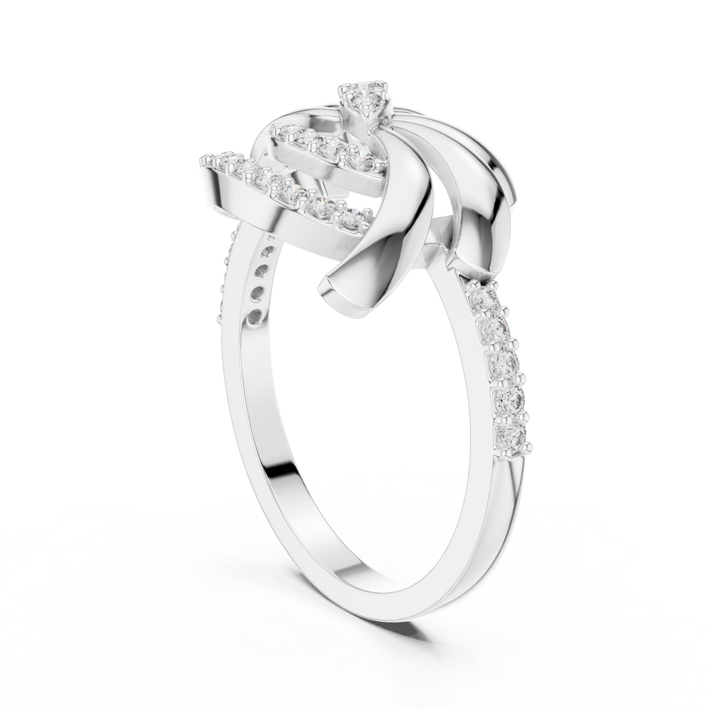Luxe Floral Wave Ring