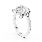 Luxe Floral Wave Ring