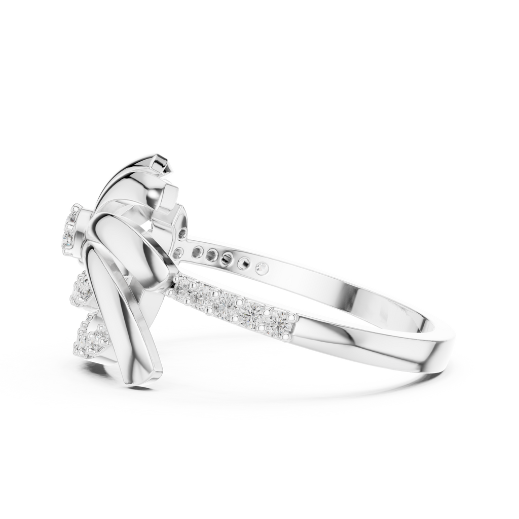 Luxe Floral Wave Ring