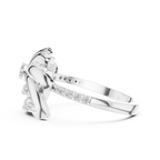 Luxe Floral Wave Ring