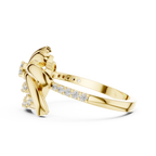 Luxe Floral Wave Ring