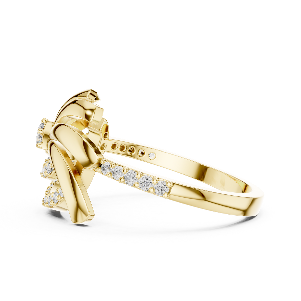 Luxe Floral Wave Ring