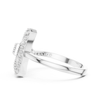 Diamond Triangle Statement Ring