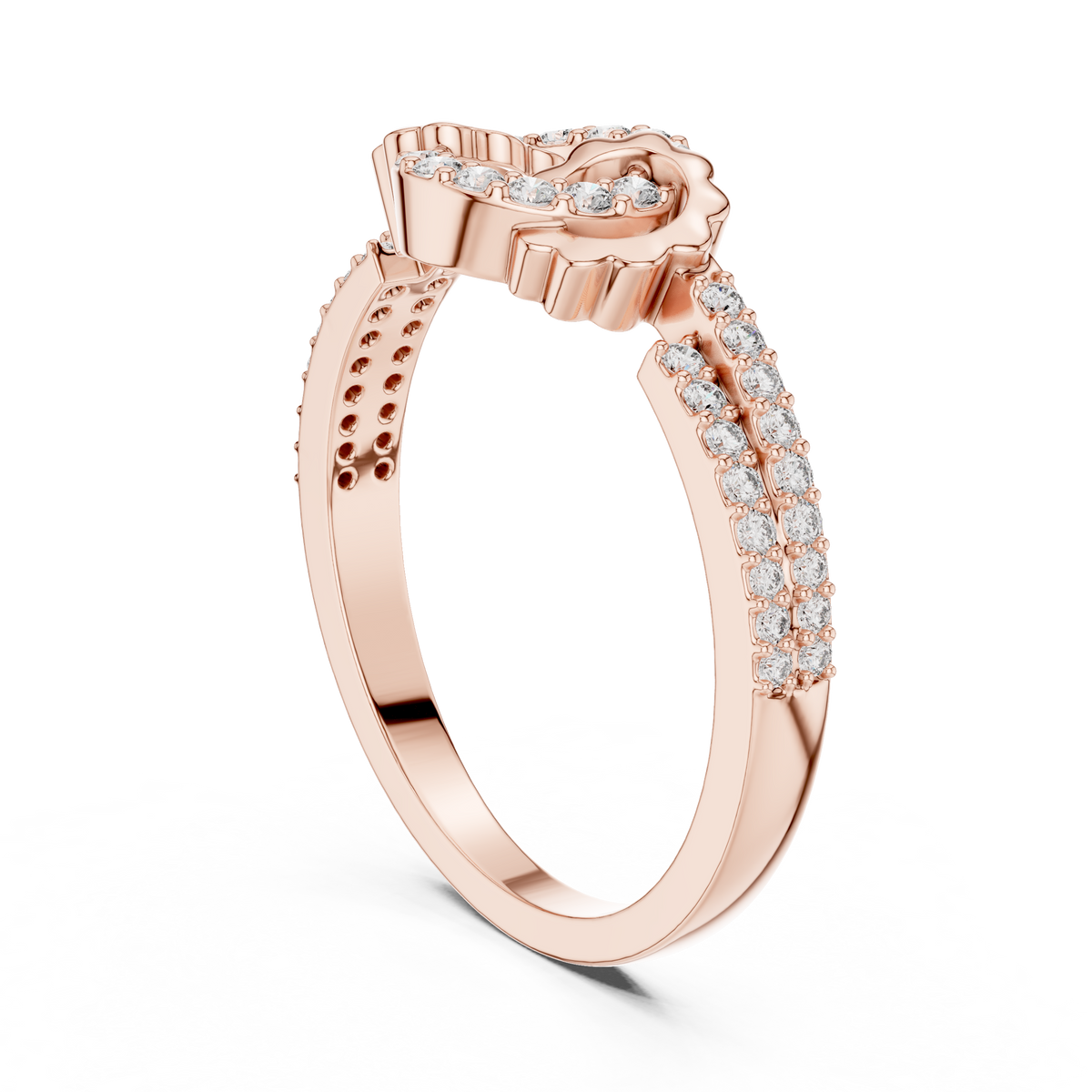 Dual Heart Glow Ring
