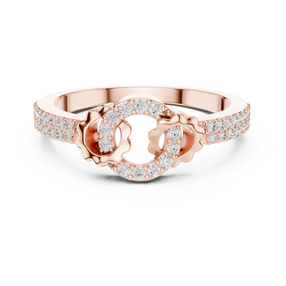 Dual Heart Glow Ring