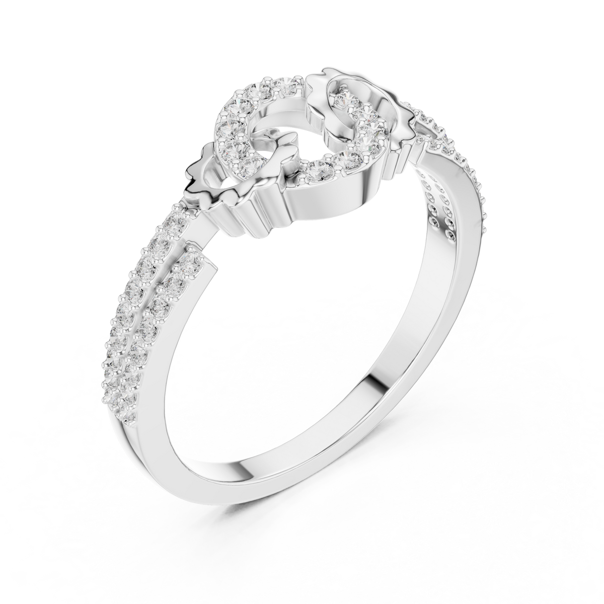 Dual Heart Glow Ring