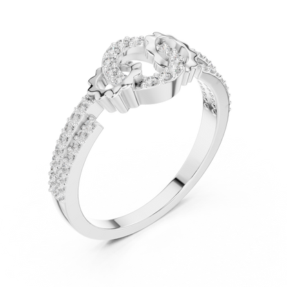 Dual Heart Glow Ring
