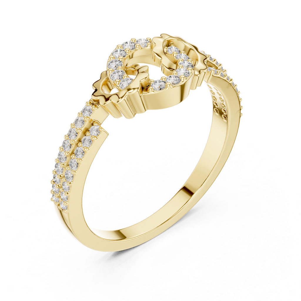 Dual Heart Glow Ring
