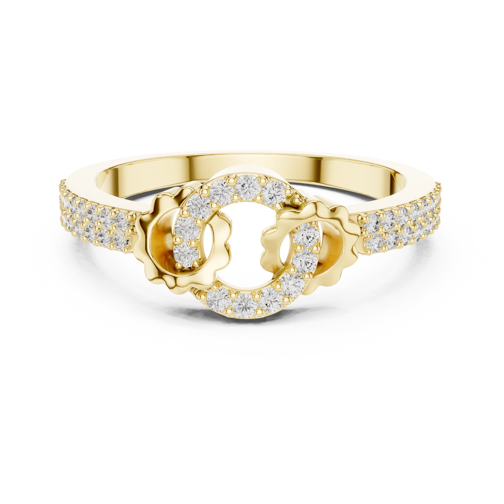 Dual Heart Glow Ring