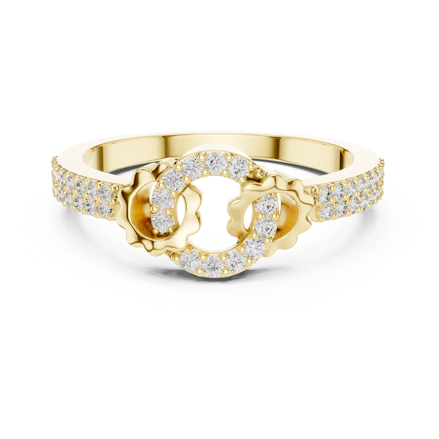 Dual Heart Glow Ring