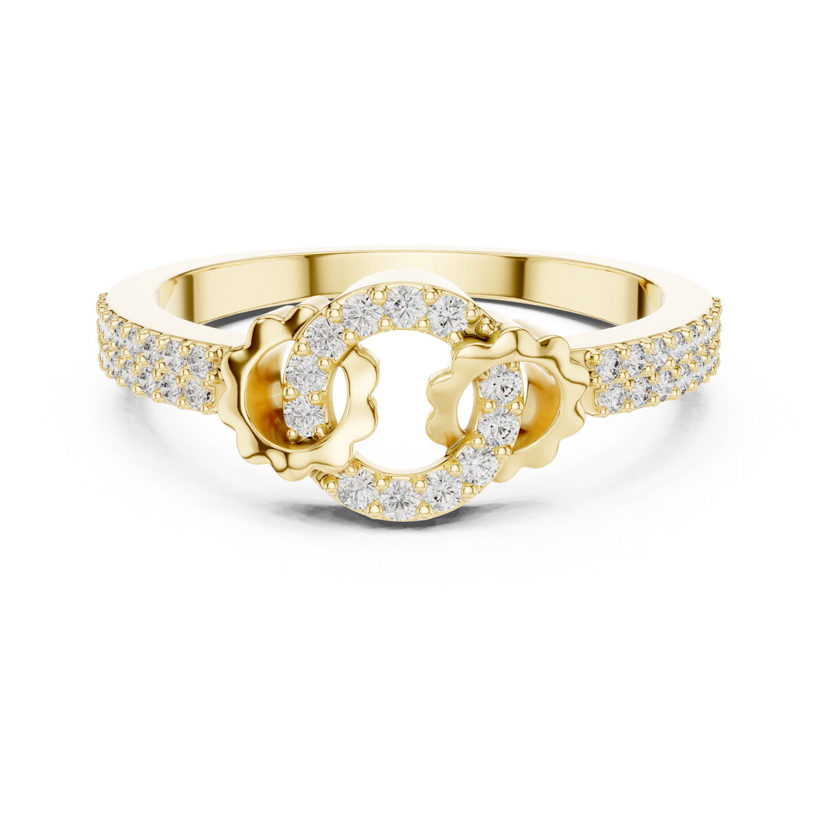 Dual Heart Glow Ring