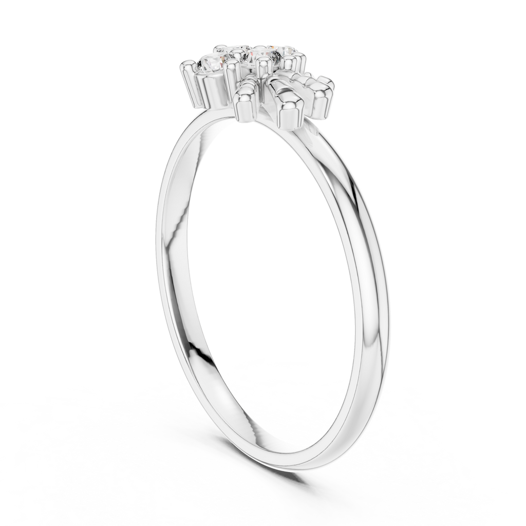 Majestic Flower Diamond Ring