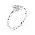 Majestic Flower Diamond Ring