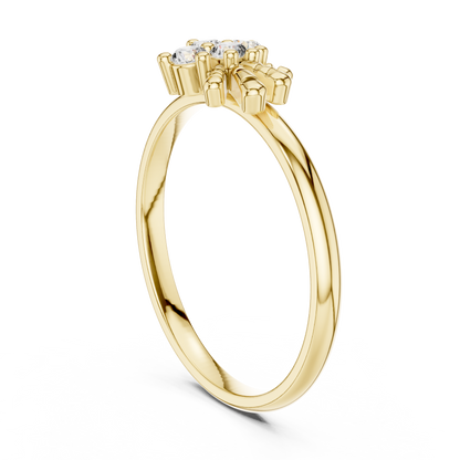 Majestic Flower Diamond Ring