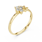Majestic Flower Diamond Ring