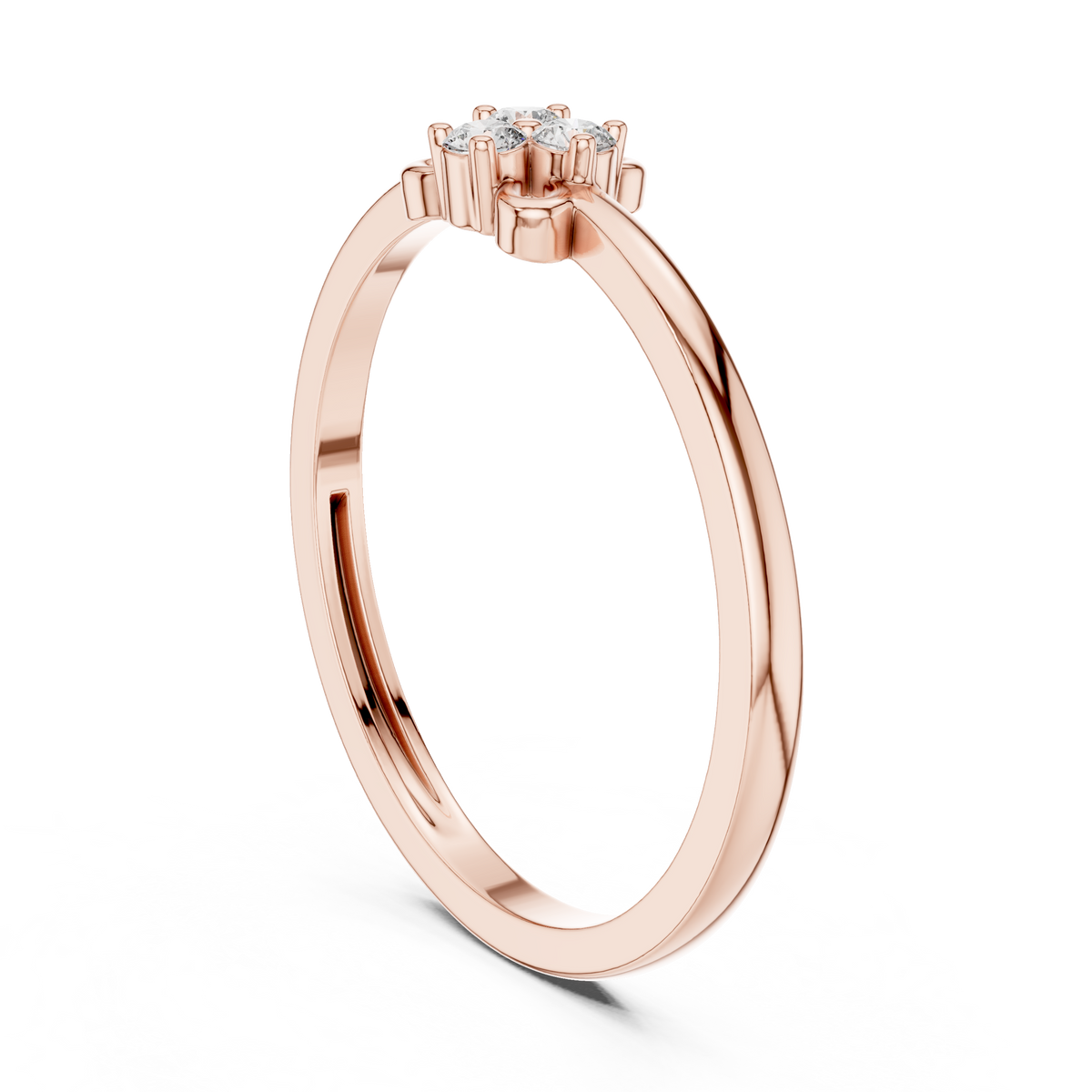 Tiny Blossom Gold Ring