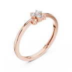 Tiny Blossom Gold Ring