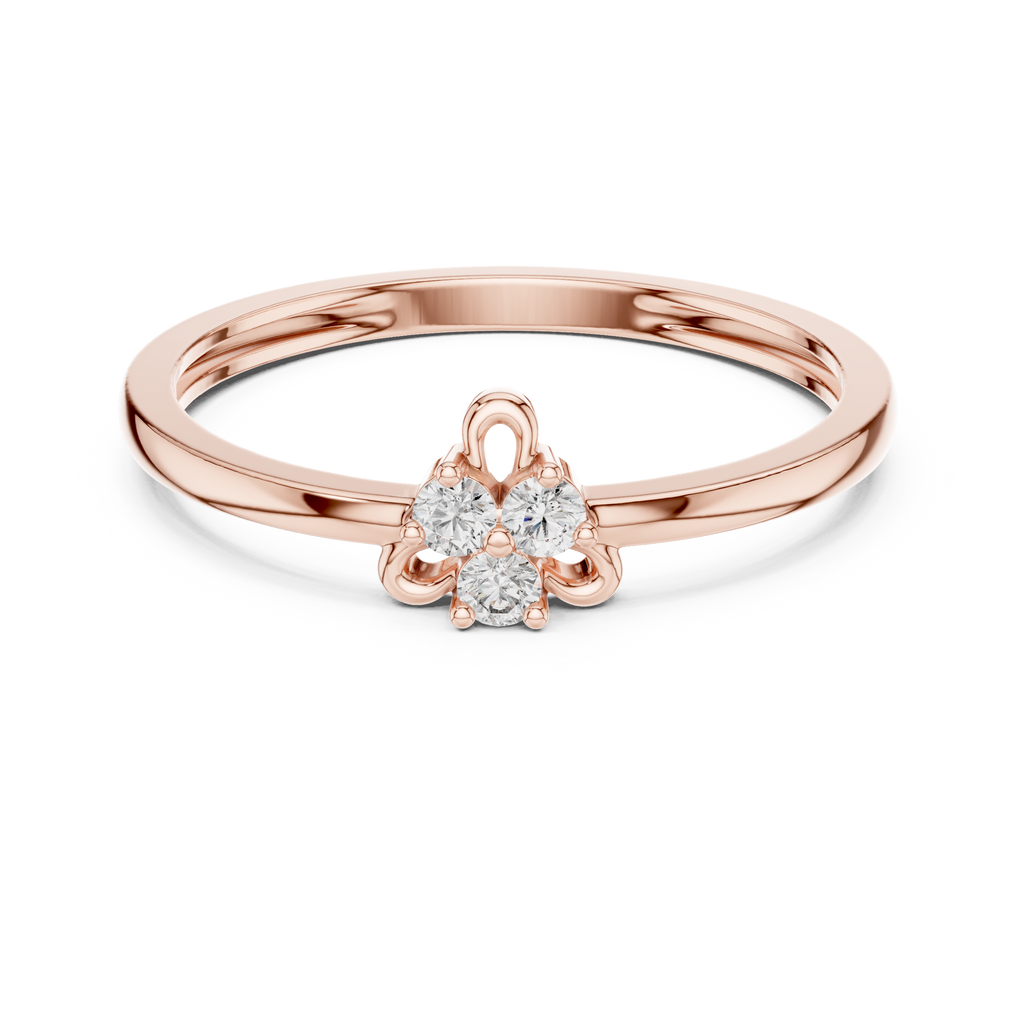 Tiny Blossom Gold Ring