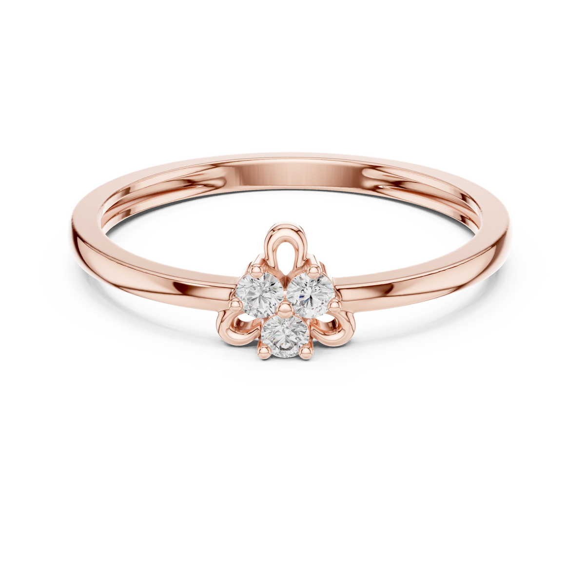 Tiny Blossom Gold Ring