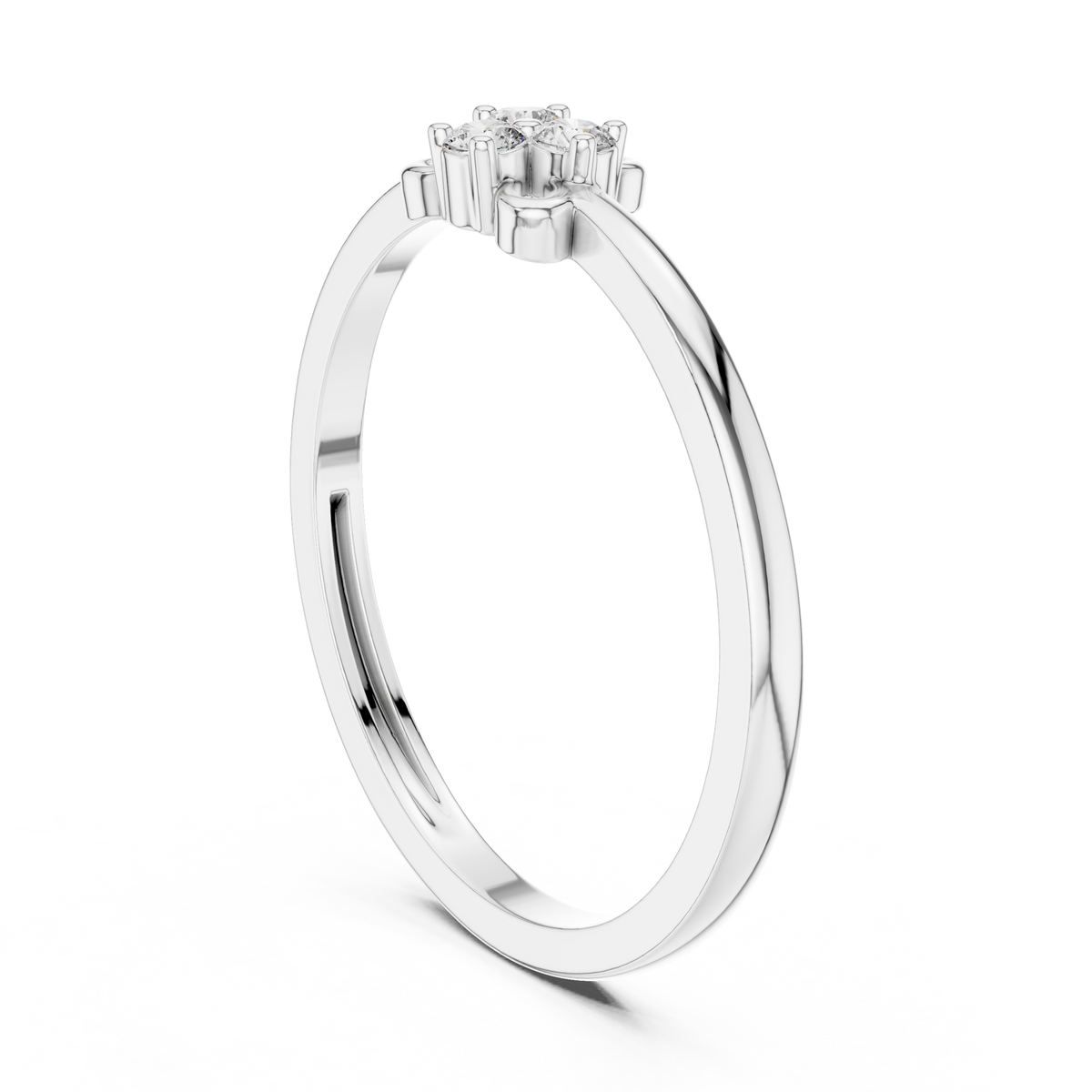 Tiny Blossom Gold Ring