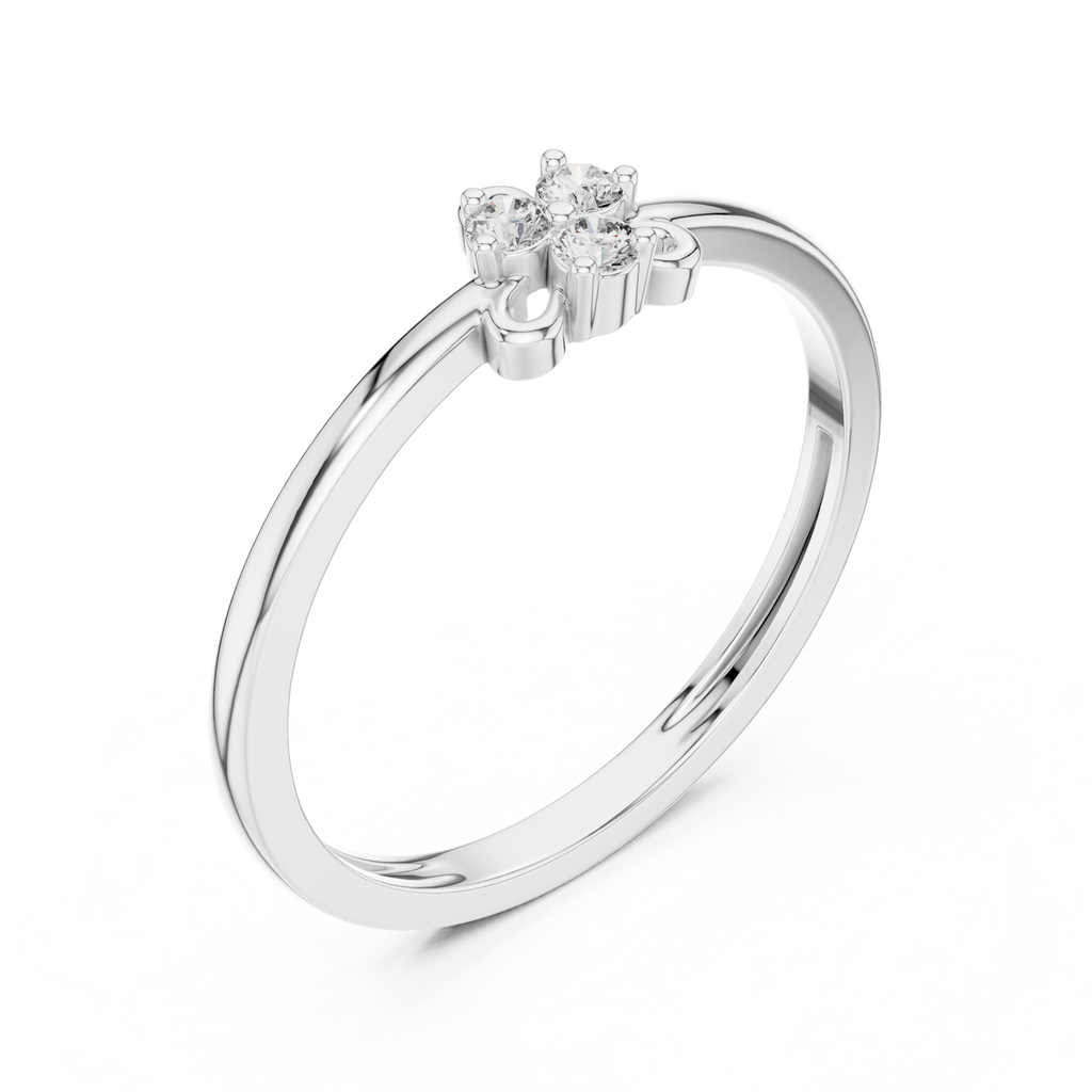 Tiny Blossom Gold Ring