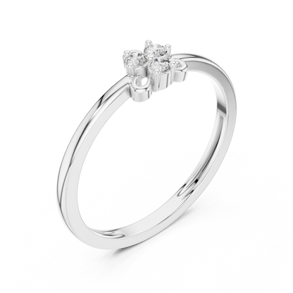 Tiny Blossom Gold Ring