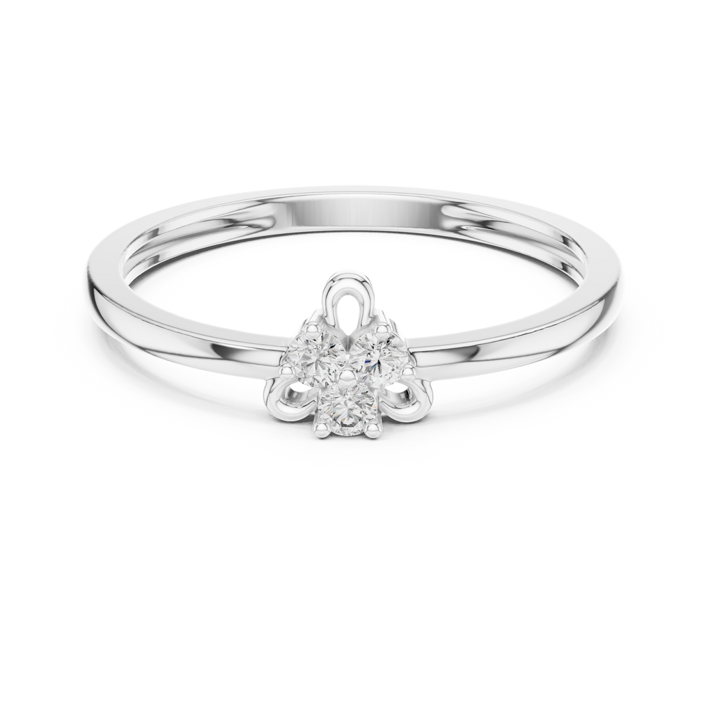 Tiny Blossom Gold Ring