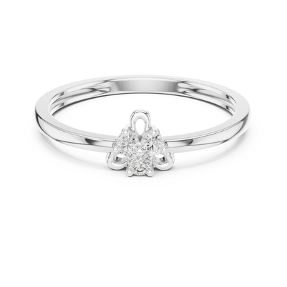 Tiny Blossom Gold Ring