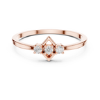 Geometric Diamond Charm Ring