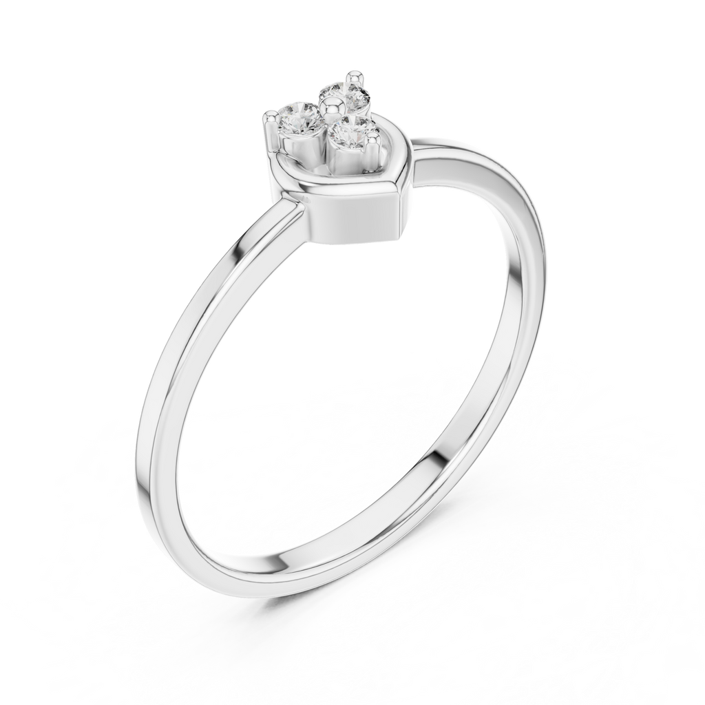 Sweetheart Diamond Ring