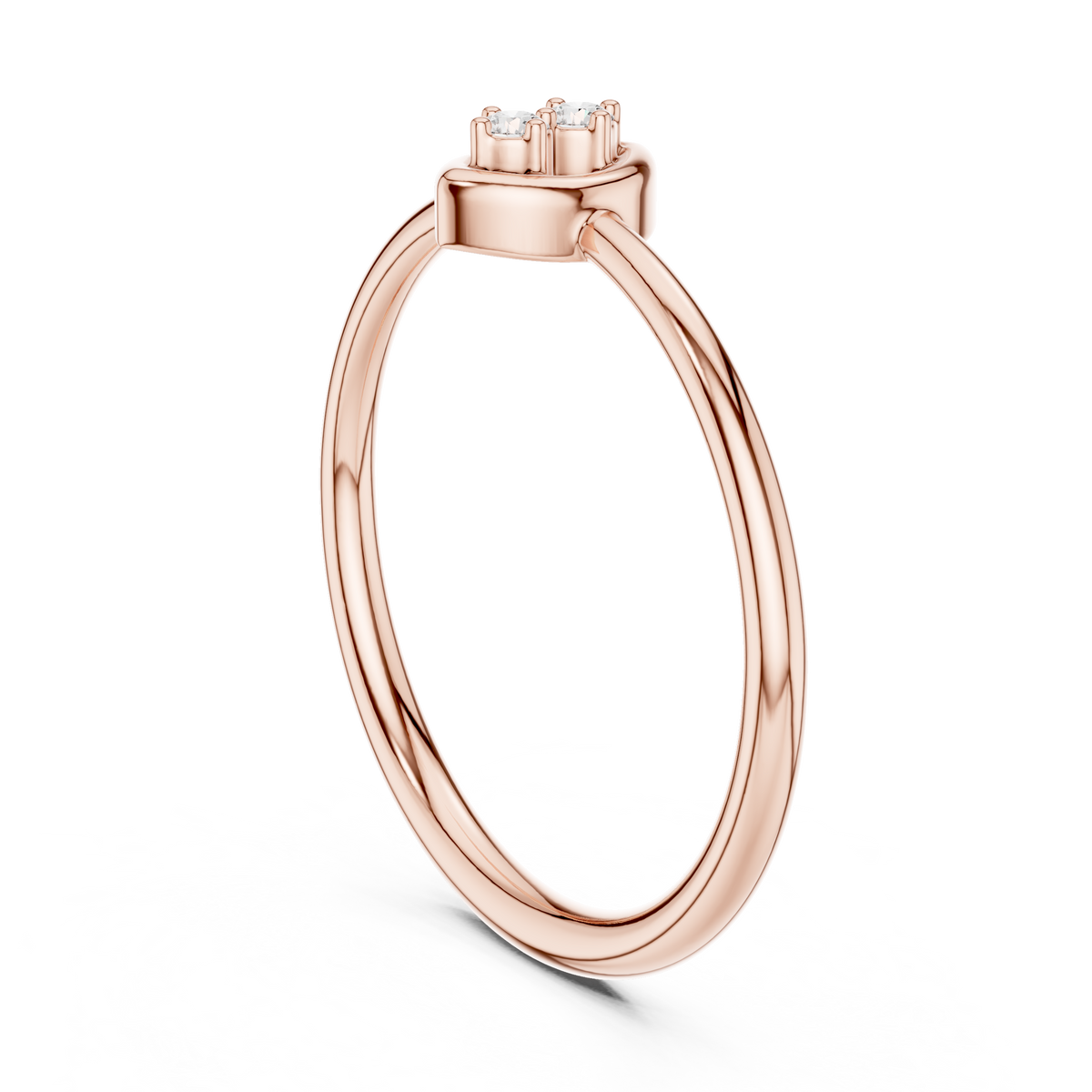 Golden Marquise Diamond Ring