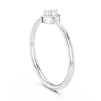 Golden Marquise Diamond Ring