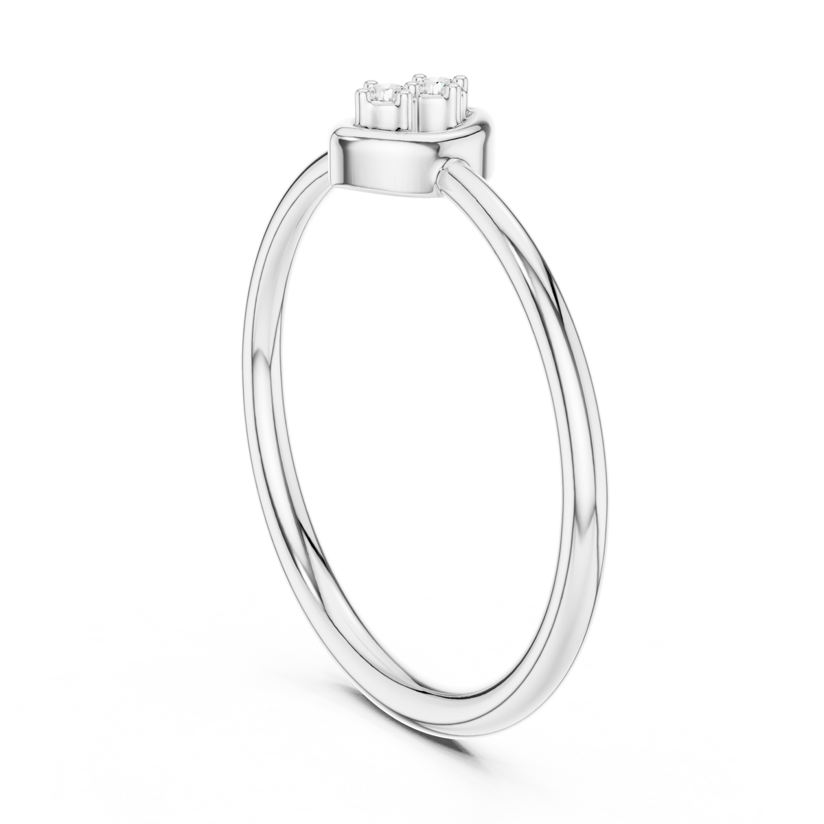 Golden Marquise Diamond Ring
