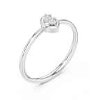 Golden Marquise Diamond Ring