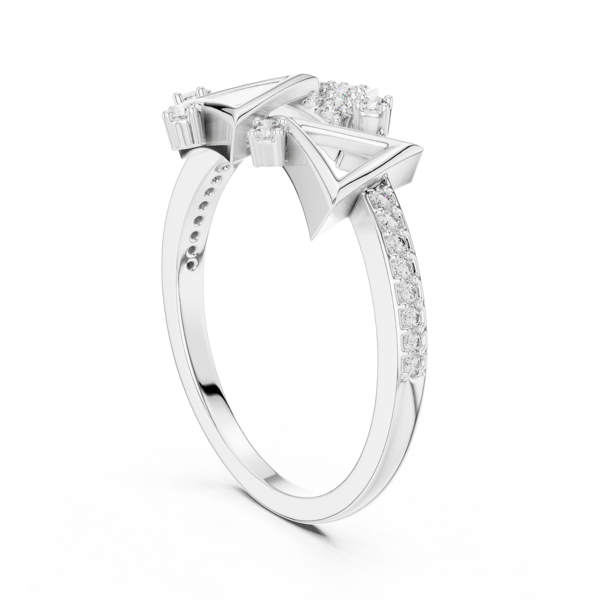 Luxury Personalized Initial Ring | Diamond Letter Jewellery