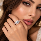 Brilliant Crest Round Lab Grown Diamond Three-Stone Ring