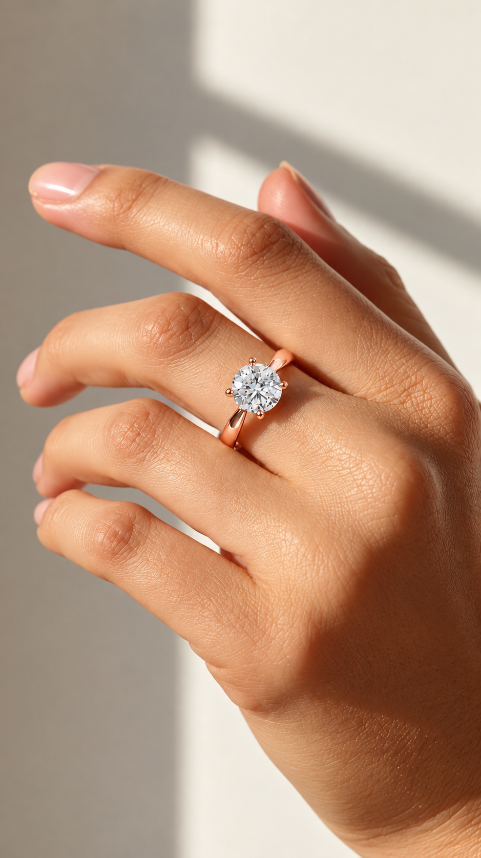 Velvet Cushion Lab Grown Diamond Solitaire Ring.