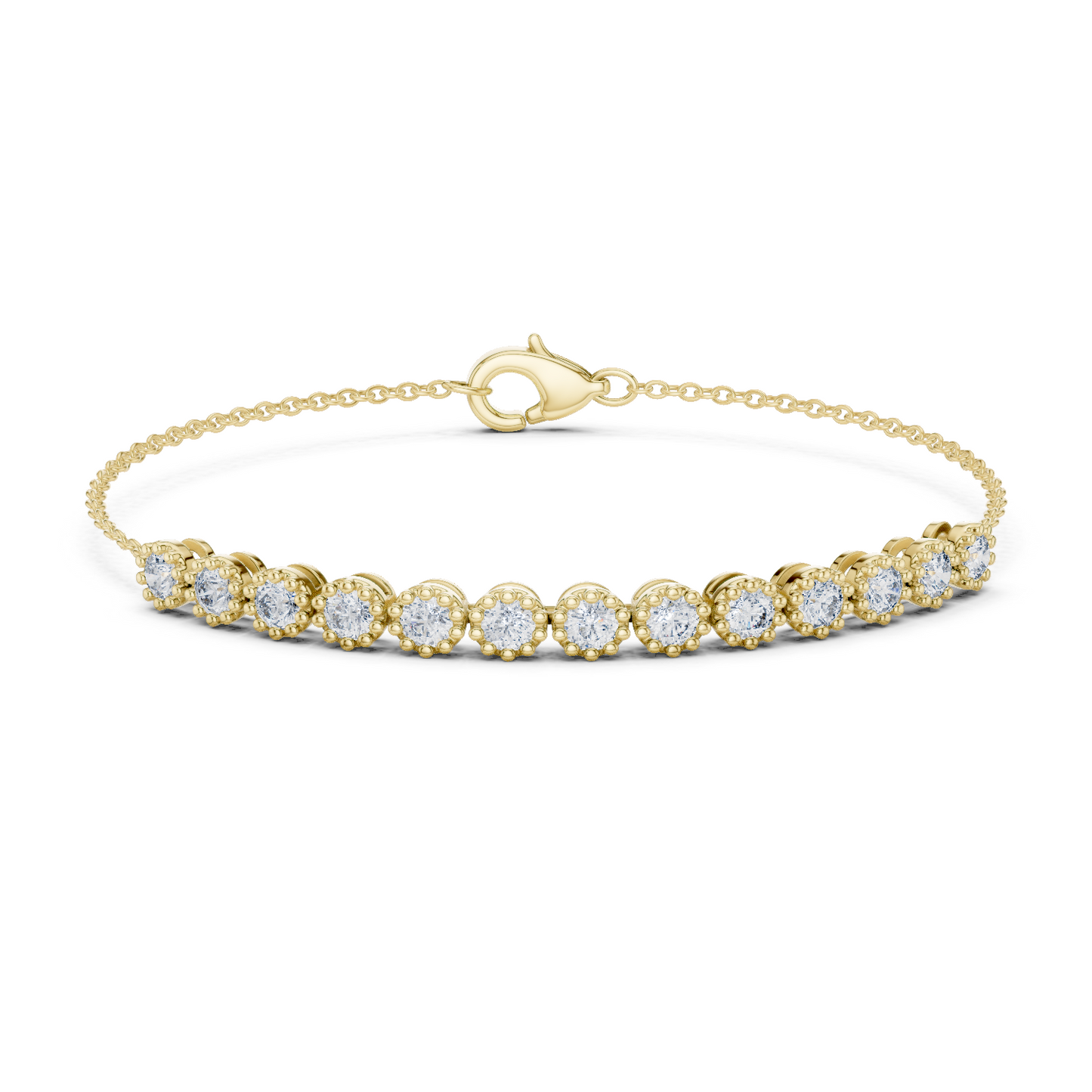 Dainty Diamond Line Bracelet